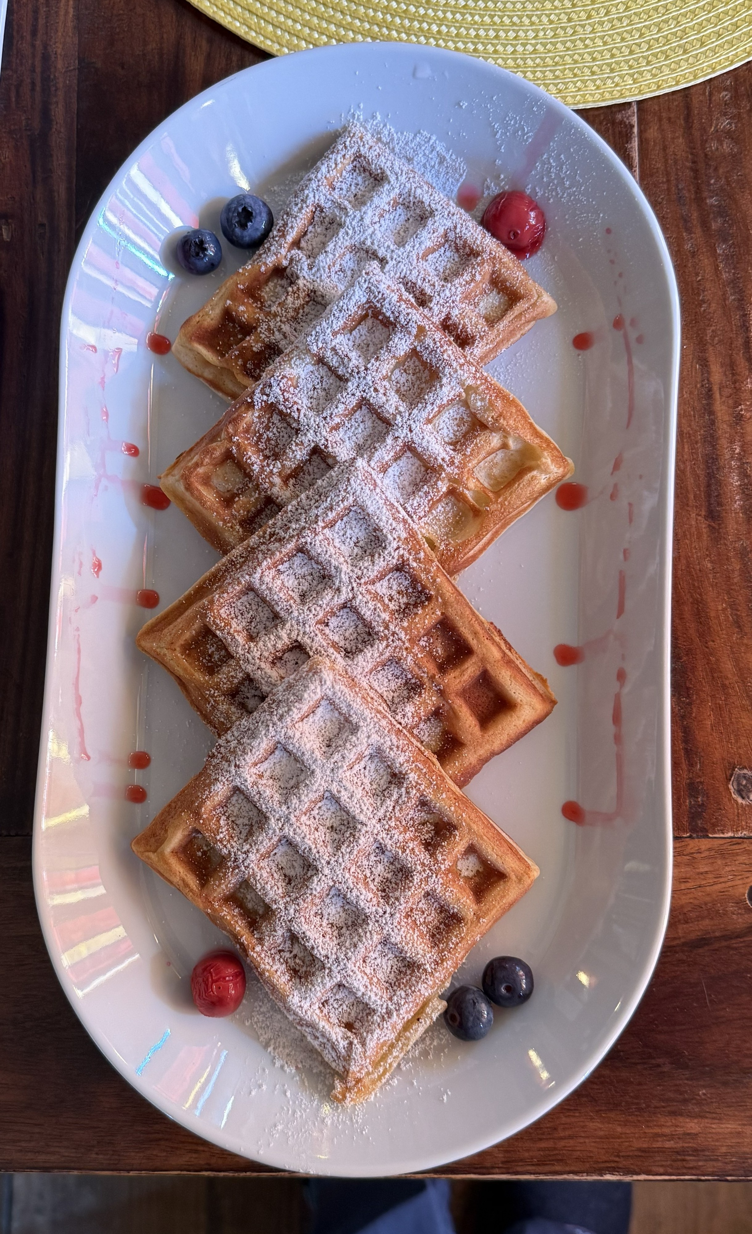 Freshly prepared breakfast